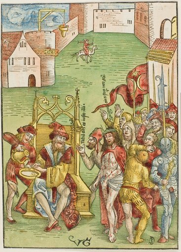 Pilate Washing His Hands, from Passio domini nostri Jesu Christi