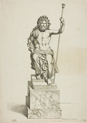 Jupiter, drawn from the collection of M. Denon