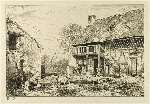 Courtyard of a Peasant Dwelling