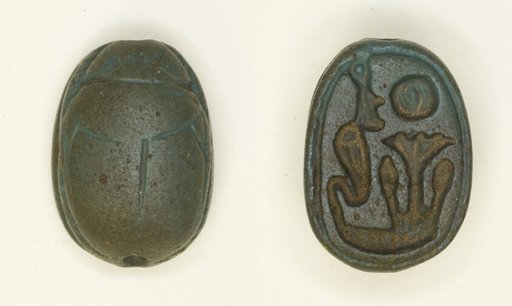 Scarab: Uraeus with Lotus