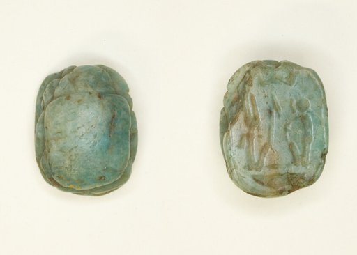 Scarab: Two Seated Deities