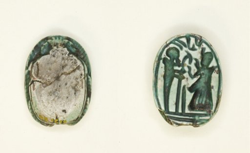 Scarab: The God Ptah with Name of Usermaatra Setepenra (Ramesses II)
