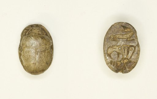 Scarab: Rabbit with Hathor Sistrum