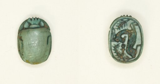 Scarab: Antelope with Foliage (sw.t-plant) Motif
