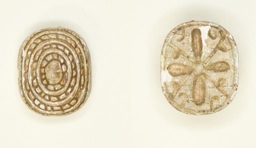 Plaque with Cross and Rope Designs