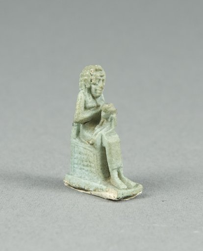 Amulet of Isis Holding Horus