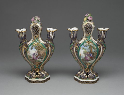 Pair of Vases (Pots Pourris à Bobèches)