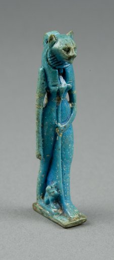 Amulet of a Lion-Headed Goddess with Kitten