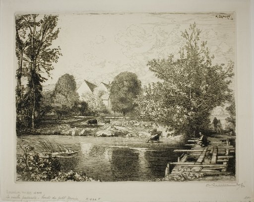 The Old Footbridge, Banks of the Petit Morin