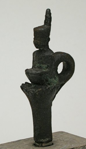 Statuette of the Goddess Neith Sitting on a Lotus
