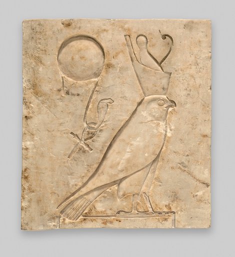Relief Plaque Depicting the God Horus as a Falcon