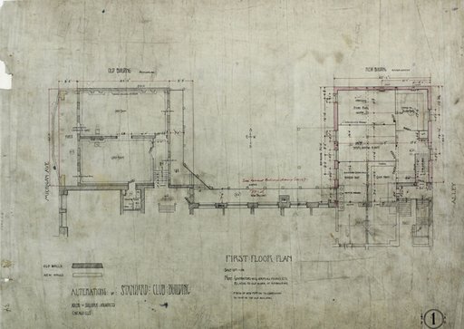 Standard Club Addition and Alterations, Elevations