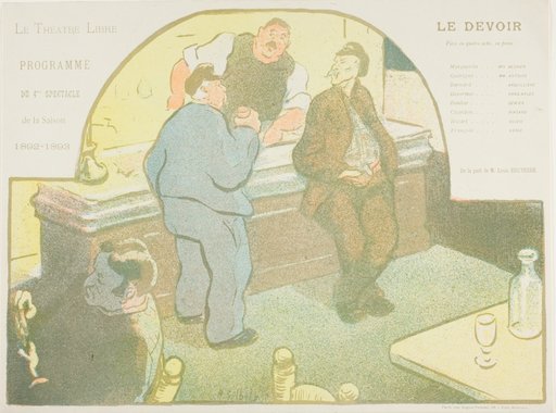Fourth Performance: Le Devoir, for Le Théatre Libre