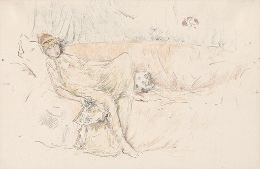 Draped Figure, Reclining