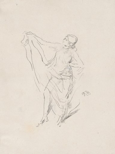 Draped Model, Dancing