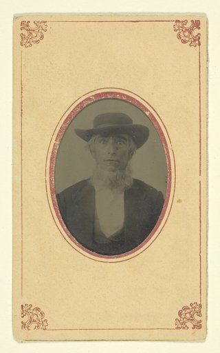 Untitled (Portrait of a Bearded Man with Hat)