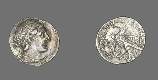Tetradrachm (Coin) Portraying King Ptolemy I