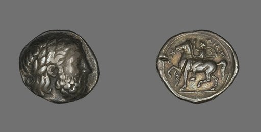 Tetradrachm (Coin) Depicting the God Zeus