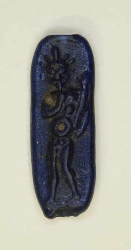 Amulet of the God Harpocrates or Horus-Helios with Cornucopia