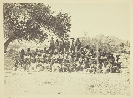 Group of Pah-Ute Indians, Nevada
