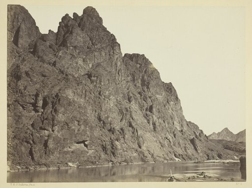 Bluff Opposite Big Horn Camp, Black Cañon, Colorado River