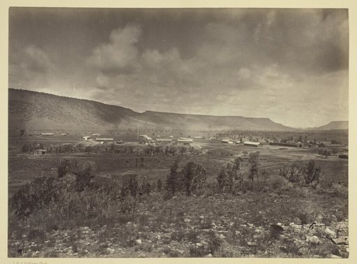 Distant View of Camp Apache, Arizona