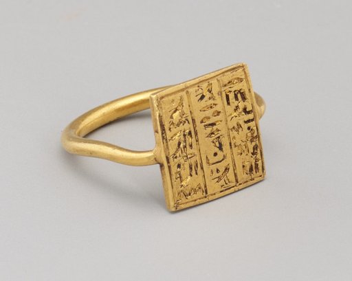 Ring Inscribed with Hieroglyphs