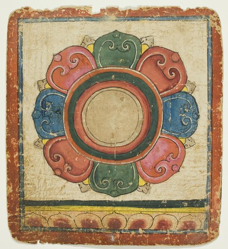 Lotus from a Set of Initiation Cards (Tsakali)