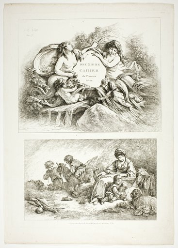 Plate Seven of 38, from Oeuvres de J. B. Huet
