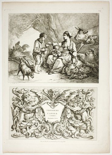Plate Thirteen of 38 from Oeuvres de J. B. Huet