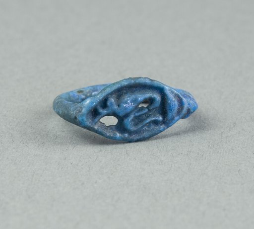 Ring: Figure of Serpent Uto (?) Wearing Crown of Lower Egypt