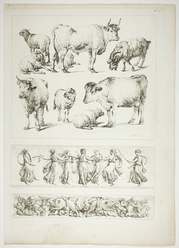 Plate 26 of 38 from Oeuvres de J. B. Huet