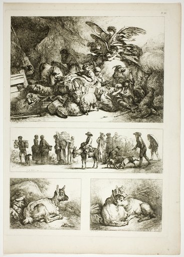 Plate 33 of 38 from Oeuvres de J. B. Huet