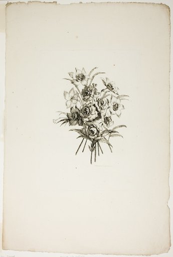 Bouquet with Daffodils, from Collection of Different Bouquets of Flowers, Invented and Drawn by Jean Pillement and Engraved by P. C. Canot