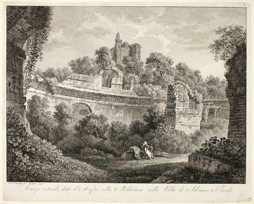 View of Hadrian's Villa at Tivoli