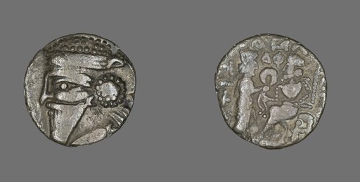 Tetradrachm (Coin) Portraying Bust of King Volagases IV