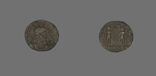 Follis (Coin) Portraying Emperor Constantine II as Caesar