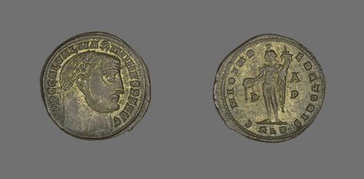 As (Coin) Portraying Emperor Galerius