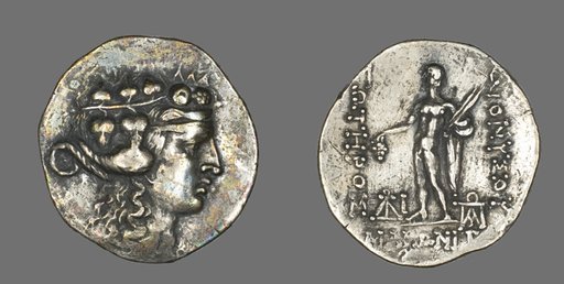 Tetradrachm (Coin) Depicting the God Dionysos