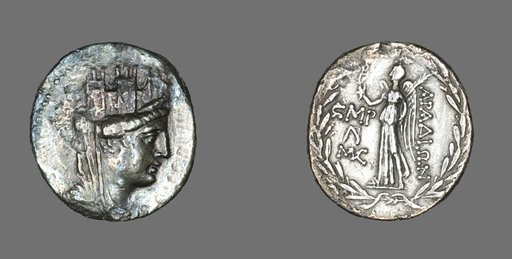 Tetradrachm (Coin) Depicting the Goddess Tyche