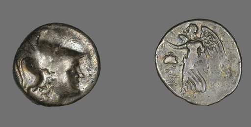 Tetradrachm (Coin) Depicting the Goddess Athena