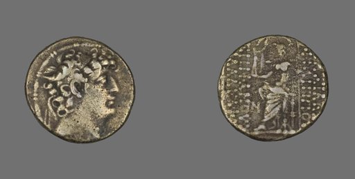 Tetradrachm (Coin) Portraying King Philippus I Philadelphus