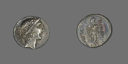 Denarius (Coin) Depicting the Goddess Salus