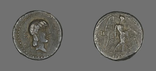 Quinarius (Coin) Depicting the God Apollo