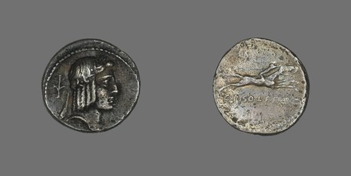 Denarius (Coin) Depicting the God Apollo