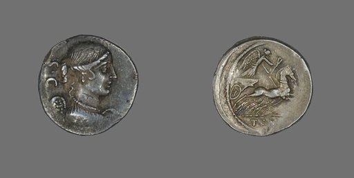 Denarius (Coin) Depicting the Goddess Victory