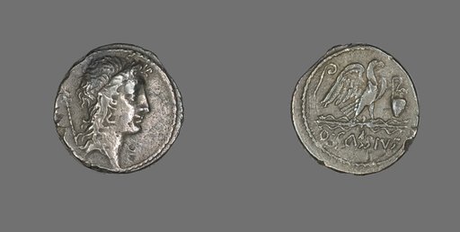 Denarius (Coin) Depicting the Genius Populi Romani