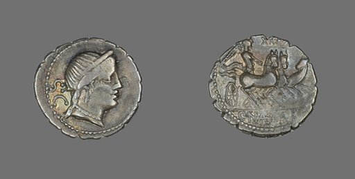 Denarius Serratus (Coin) Depicting the Goddess Venus