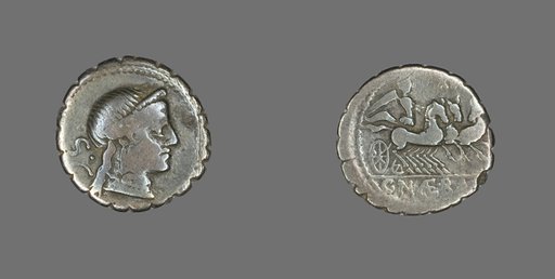 Denarius Serratus (Coin) Depicting the Goddess Venus
