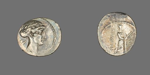 Denarius (Coin) Depicting the God Apollo